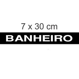 PLACA SINALIZACAO BANHEIRO - JA