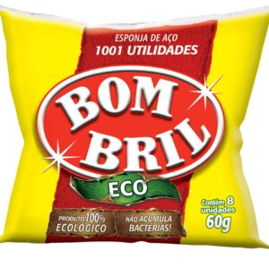ESPONJA LA DE ACO C/ 8UN 60G - BOMBRIL