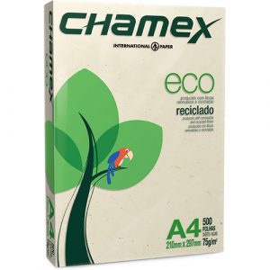 PAPEL A4 RECICLADO 500FLS - CHAMEX