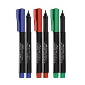 MARCADOR P/ RETRO PROJETOR/CD PONTA MEDIA - FABER-CASTELL