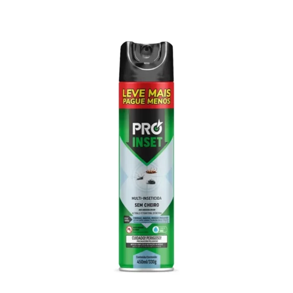 MULTI-INSETICIDA SEM CHEIRO 450ML - PRO INSET