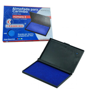 ALMOFADA CARIMBO AZUL N 3 - CARBRINK