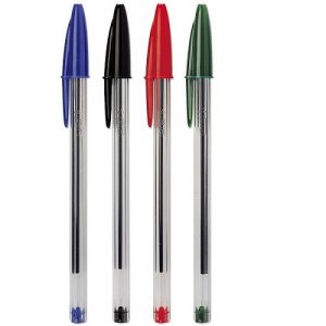 CANETA ESFER. 1.0MM CRISTAL - BIC