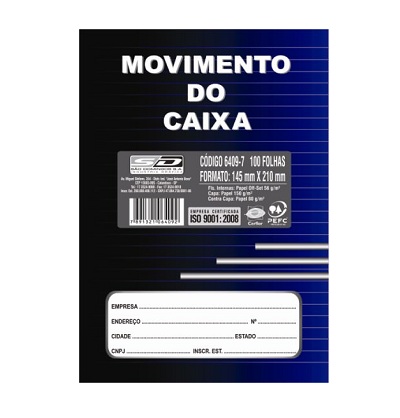 MOVIMENTO CAIXA 100FLS - SAO DOMINGOS