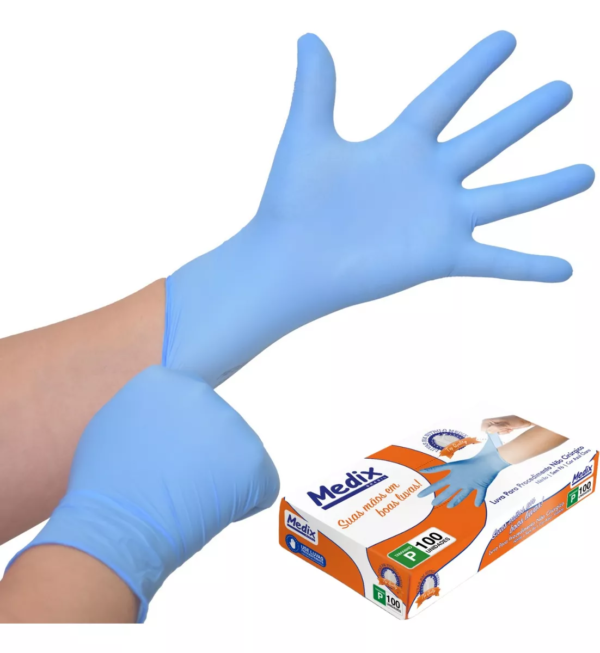 luva medix azul