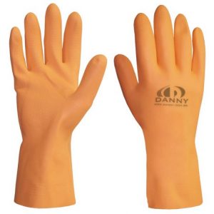 LUVA LATEX MAX ORANGE - DANNY