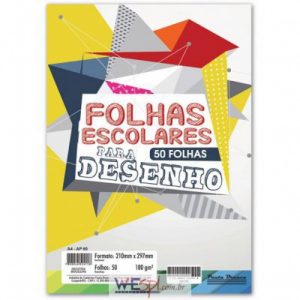 PAPEL A4 PAUTA BRANCA FLS C/ 50 UN - PAUTA BRANCA