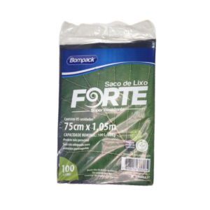 SACO P/ LIXO 100L, 150L OU 200L C/ 5UN FORTE- BOMPACK
