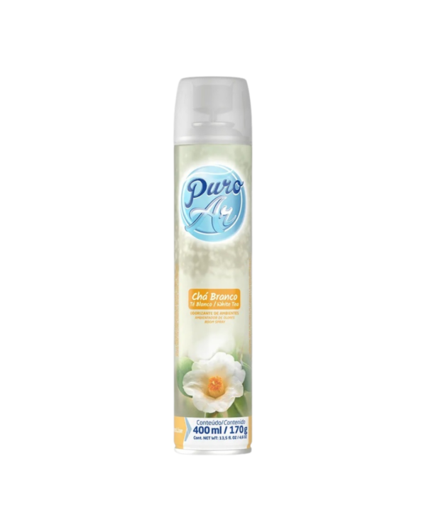 DESODORIZADOR CHA BRANCO 400ML - PURO AR