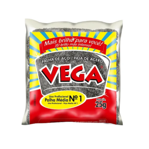 PALHA DE ACO MEDIA NO. 1  C/ 25GR - VEGA