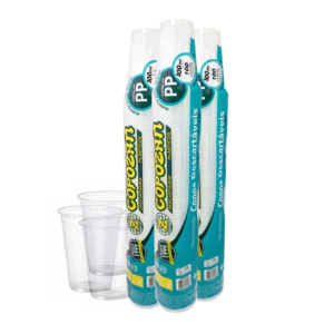 COPO DESC. TR 300ML C/ 100UN PP - COPOZAN