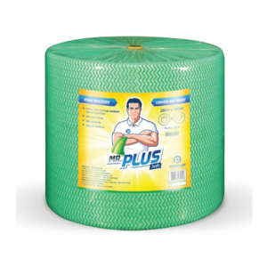 PANO MULTIUSO ROLO VERDE 28CM X 300M - MR.PLUS SOFT