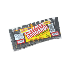 PRENDEDOR DE ROUPA PLASTICO C/ 12UN - GABOARDI