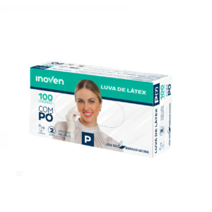 LUVA LATEX C/ 100UN - INOVEN
