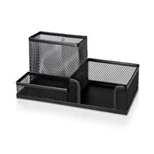 PORTA LAPIS/CLIPS/PAPEL METAL PRETO REF.EI043 - KEEP