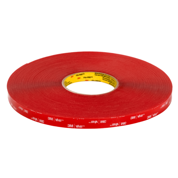 FITA-DUPLA-FACE-3M-VHB-4910-VERMELHA-25MMX33MTS-TRANSPARENTE