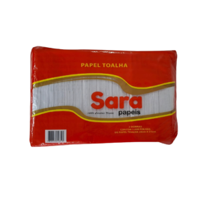 PAPEL TOALHA 20 X 21CM 100% CEL. C/1000FLS - SARA