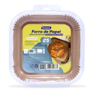 FORRO PAPEL DESC. 16CM X 4,5CM AIRFRYER - BOMPACK