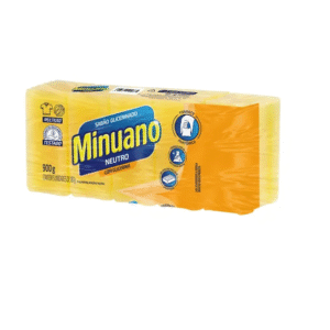 SABAO BARRA NEUTRO GLICERINADO C/ 5UN 900GR - MINUANO
