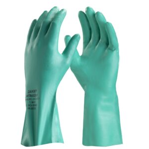LUVA NITRILICA vários tamanhos VERDE - DANNY