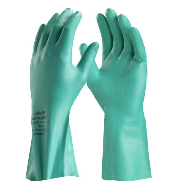 LUVA NITRILICA VERDE - DANNY
