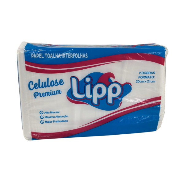 PAPEL TOALHA 20 X 21CM 100% CEL. C 1000FLS - LIPP