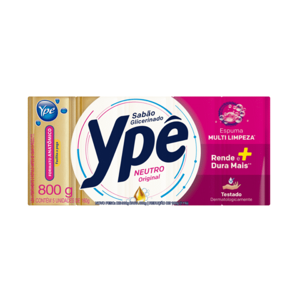 SABAO BARRA NEUTRO GLICERINADO C 5UN 800GR - YPE