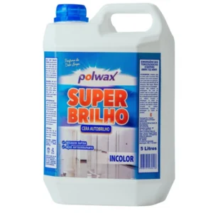 CERA LIQUIDA INCOLOR SUPER BRILHO 5L - POLWAX