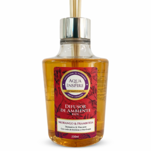 DIFUSOR AMBIENTE MORANGO E FRAMBOESA 250ML - AQUA INSPIRE