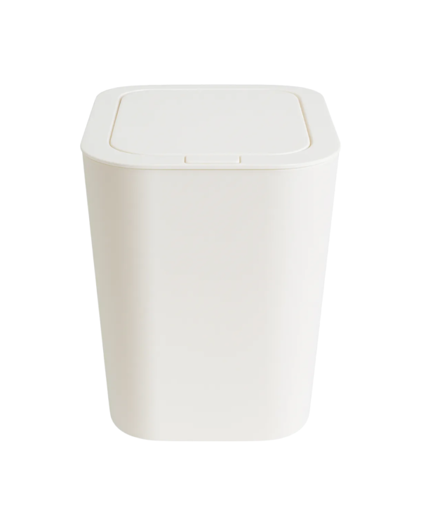 LIXEIRA 12L PUSH CLICK branca TONK (1)