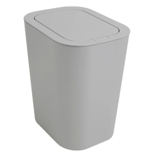 LIXEIRA 12L PUSH CLICK CINZA - TONK