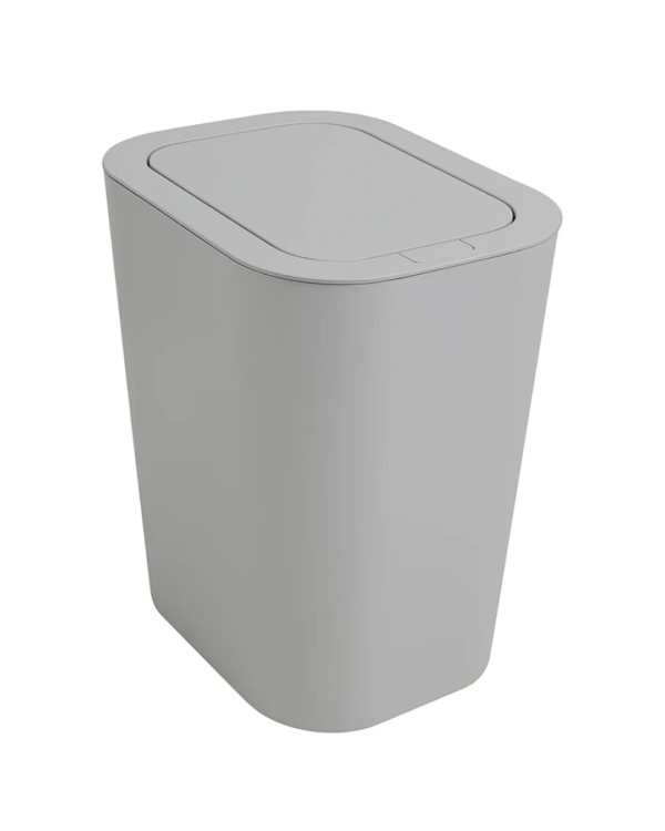 LIXEIRA 12L PUSH CLICK cinza - TONK