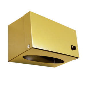 MINI SUPORTE PAPEL TOALHA AÇO DOURADO - BIOVIS