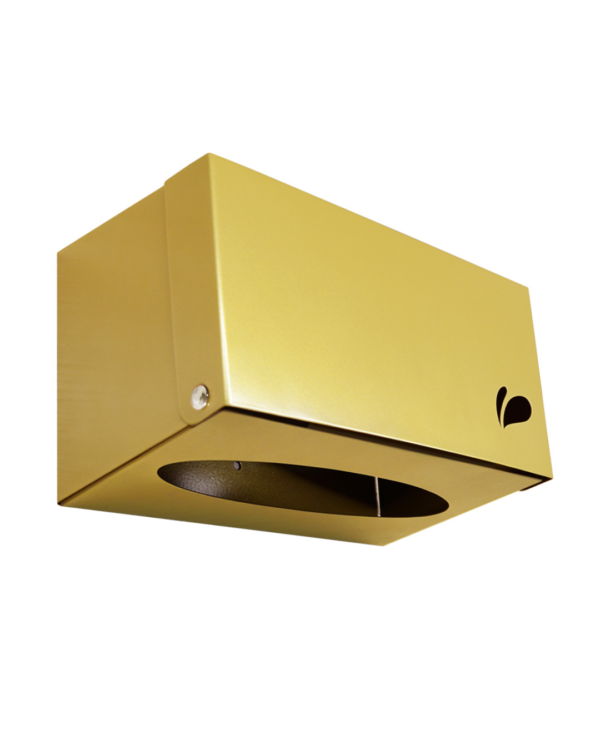 MINI SUPORTE PAPEL TOALHA AÇO DOURADO - BIOVIS