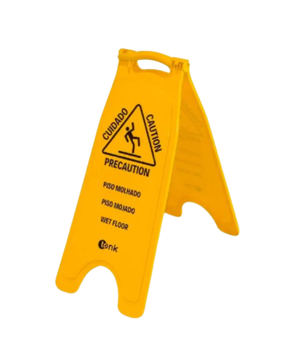 PLACA PISO MOLHADO TONK