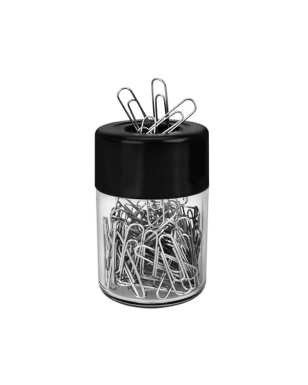 PORTA CLIPS COM IMÃ TRANSPARENTE RADEX