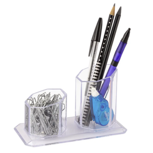 PORTA LAPIS E CLIPS CRISTAL MAXCRIL