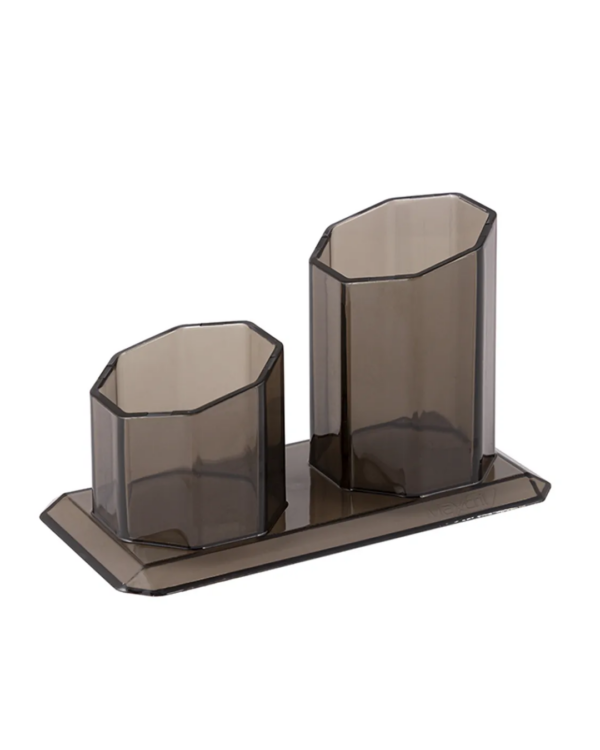 PORTA LAPIS E CLIPS FUME REF.10250035 - MAXCRIL