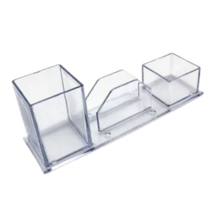 PORTA LAPIS/CLIPS/CARTOES CRISTAL - FAÇAFACIL