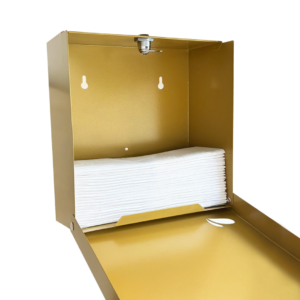 SUPORTE PAPEL TOALHA AÇO DOURADO - BIOVIS 1