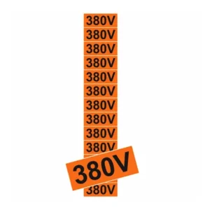 ADESIVO SINALIZACAO 380V C/ 12UN - JA