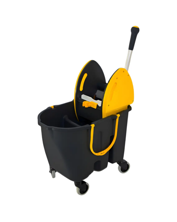 BALDE ESPREMEDOR 30L PRETOAMARELO DUE - TONK