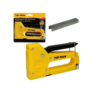 GRAMPEADOR PLAST. TAPECEIRO C/ 100 GRAMPOS REF. TOP4990 - TOP PROS