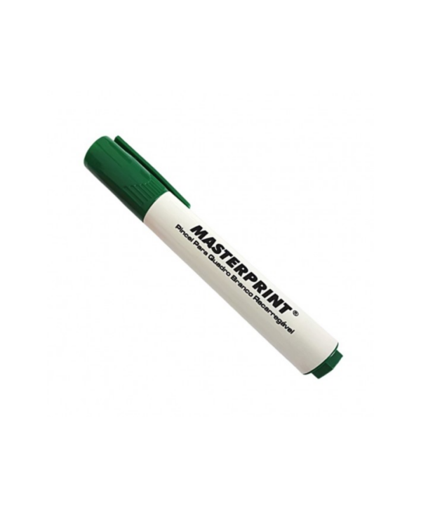 MARCADOR P QUADRO BRANCO VERDE RECARREGAVEL - MASTERPRINT