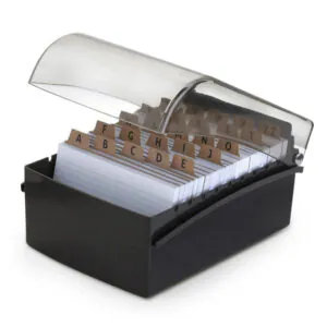 FICHARIO DE MESA BASE PLASTICA 4X6 REF.10350001 - MAXCRIL
