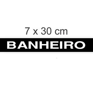 PLACA SINALIZACAO BANHEIRO - JA