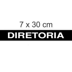 PLACA SINALIZACAO DIRETORIA - JA