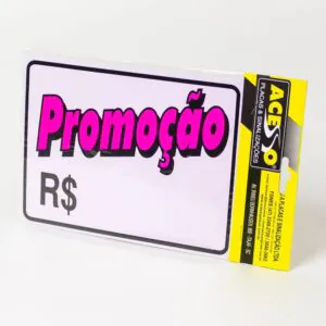 PLACA SINALIZACAO PROMOÇÃO - JA