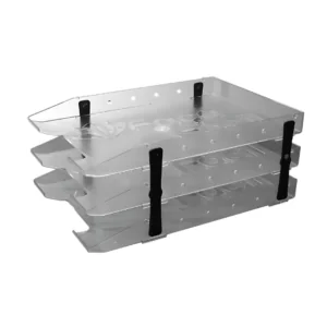 CAIXA CORRESPONDENCIA FIXA TRIPLA CRISTAL - FAÇAFACIL