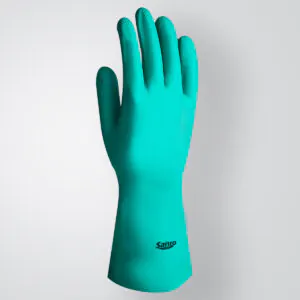 LUVA NITRILICA TAM. G VERDE COD.NIT200 - SANRO
